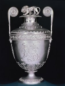 Trafalgar vaas, ontworpen door John Flaxman 1755-1826, gemaakt door Digby Scott & Benjamin Smith, Londen, 1805-06, zilver